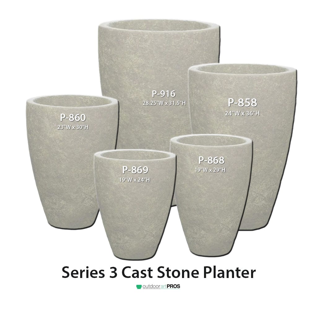 Series 3 Cast Stone Planter