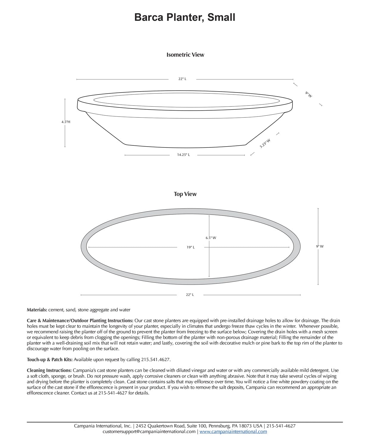 Barca Garden Planter