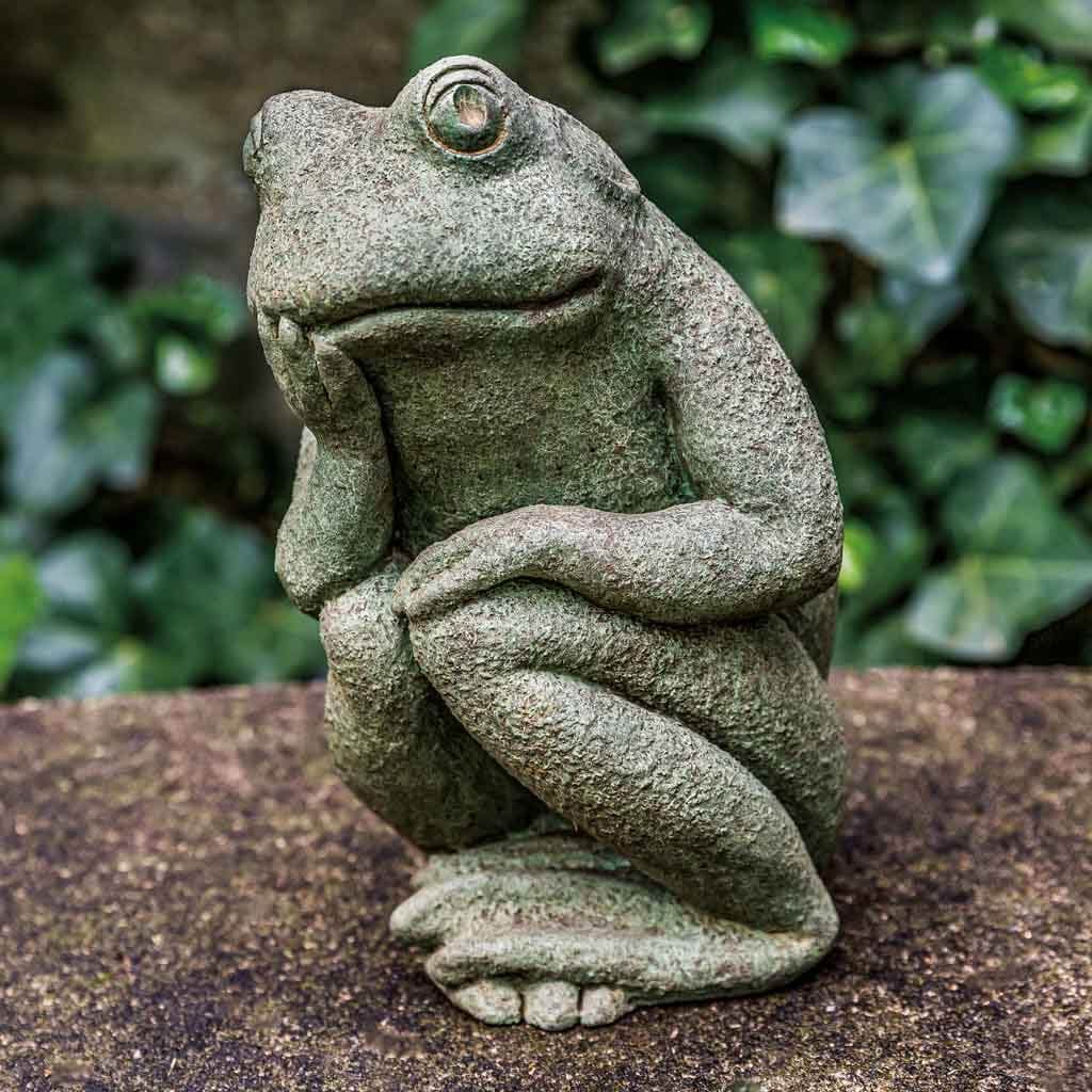Small Thoughts Frog Statue