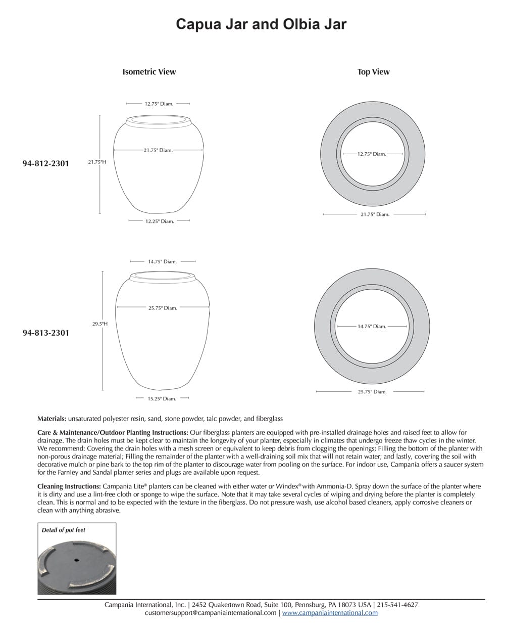 Olbia Jar | Lite® Collection