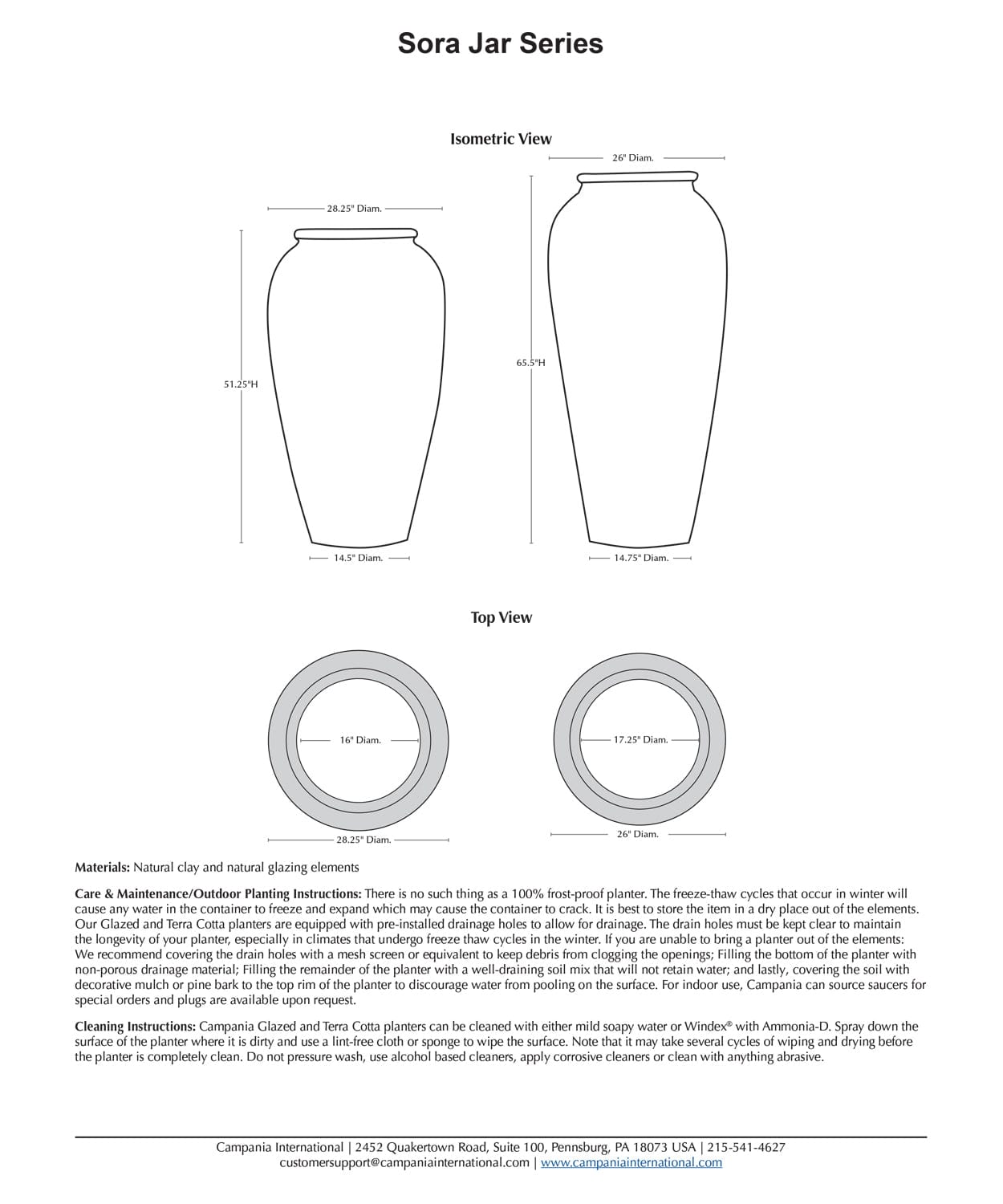 Sora Jar | Glazed Terra Cotta