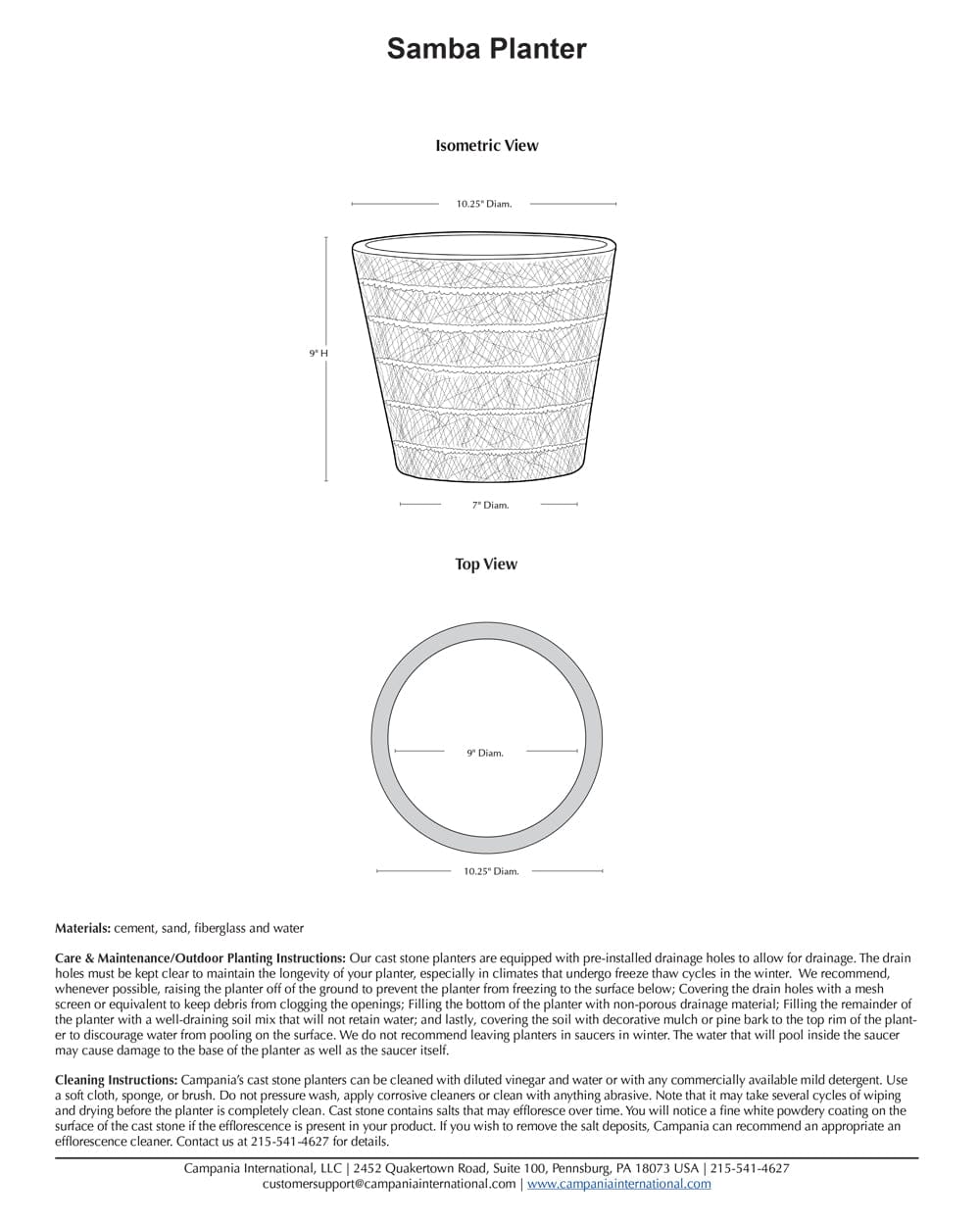 Samba Planter | Lightweight Concrete Collection