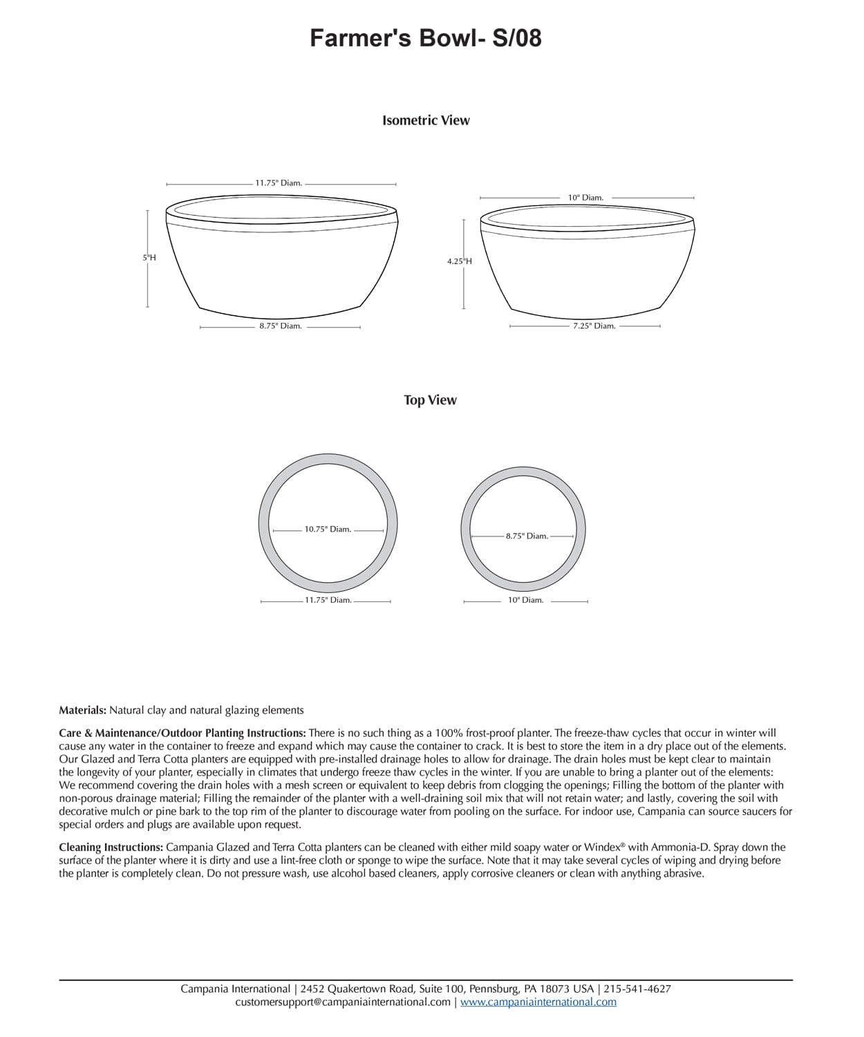 Farmer’s Bowl - Set of 8 in Cotswold White