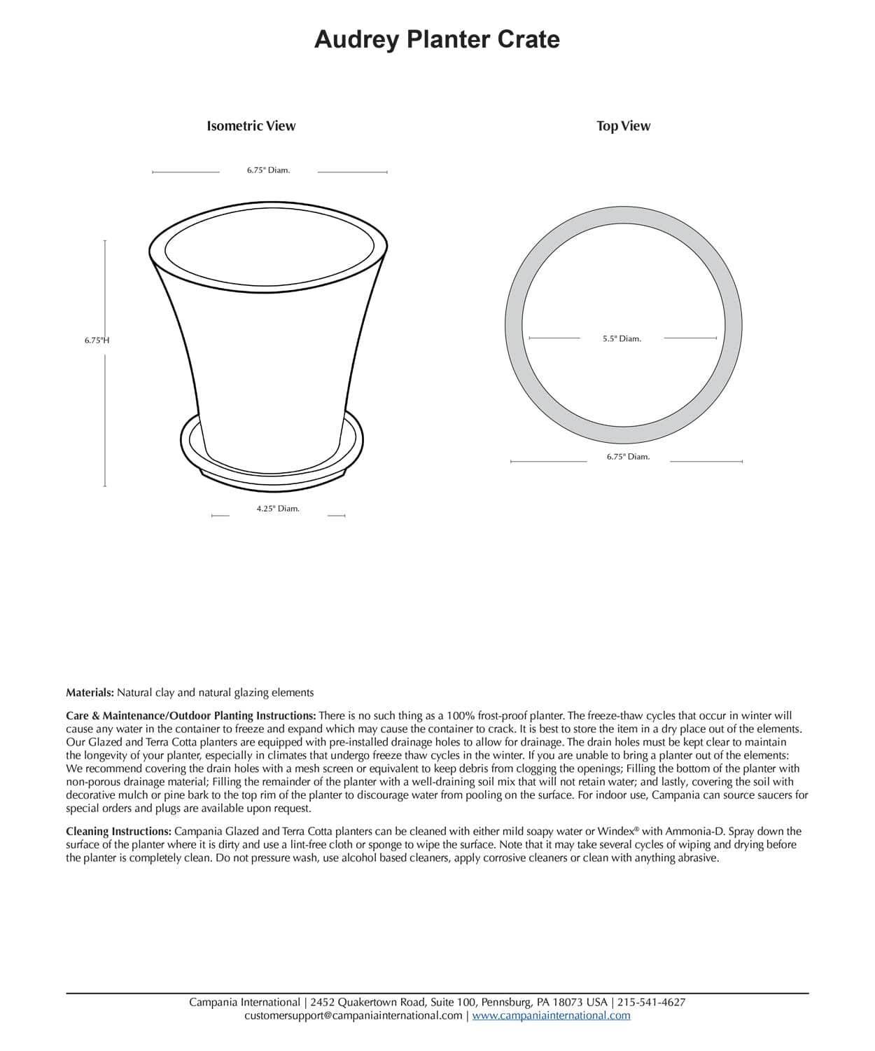 Audrey Planter Crate Set of 16 in Linen Mix