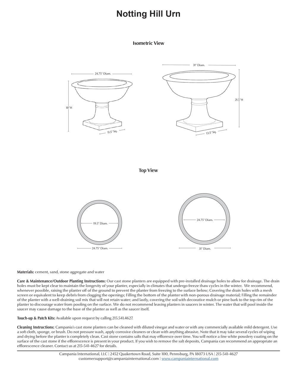 Notting Hill Urn Planter