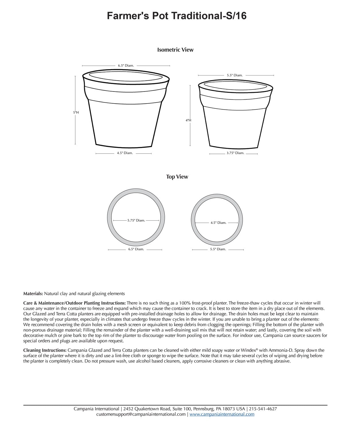 Farmer’s Pot Traditional Mixed - Set of 16 in Cotswold White