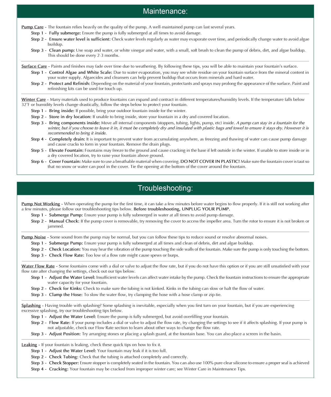 Alvar Tabletop Fountain