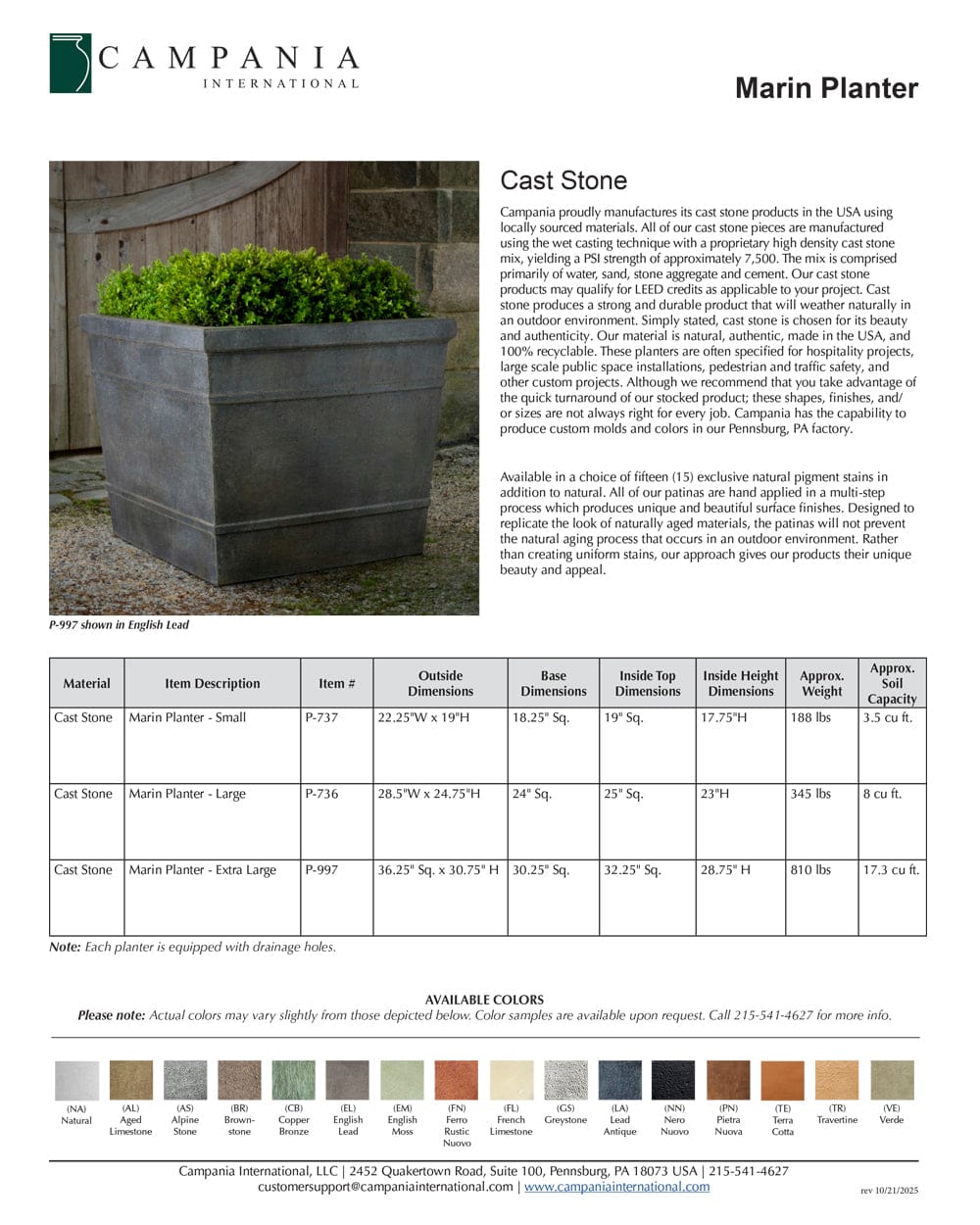 Marin Garden Planter