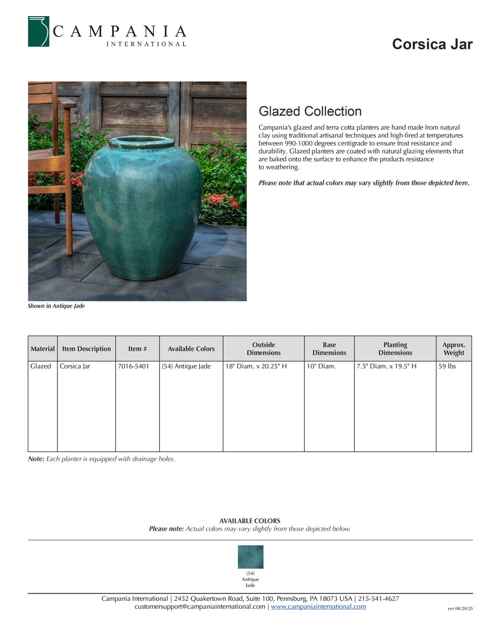 Corsica Jar | Glazed Collection