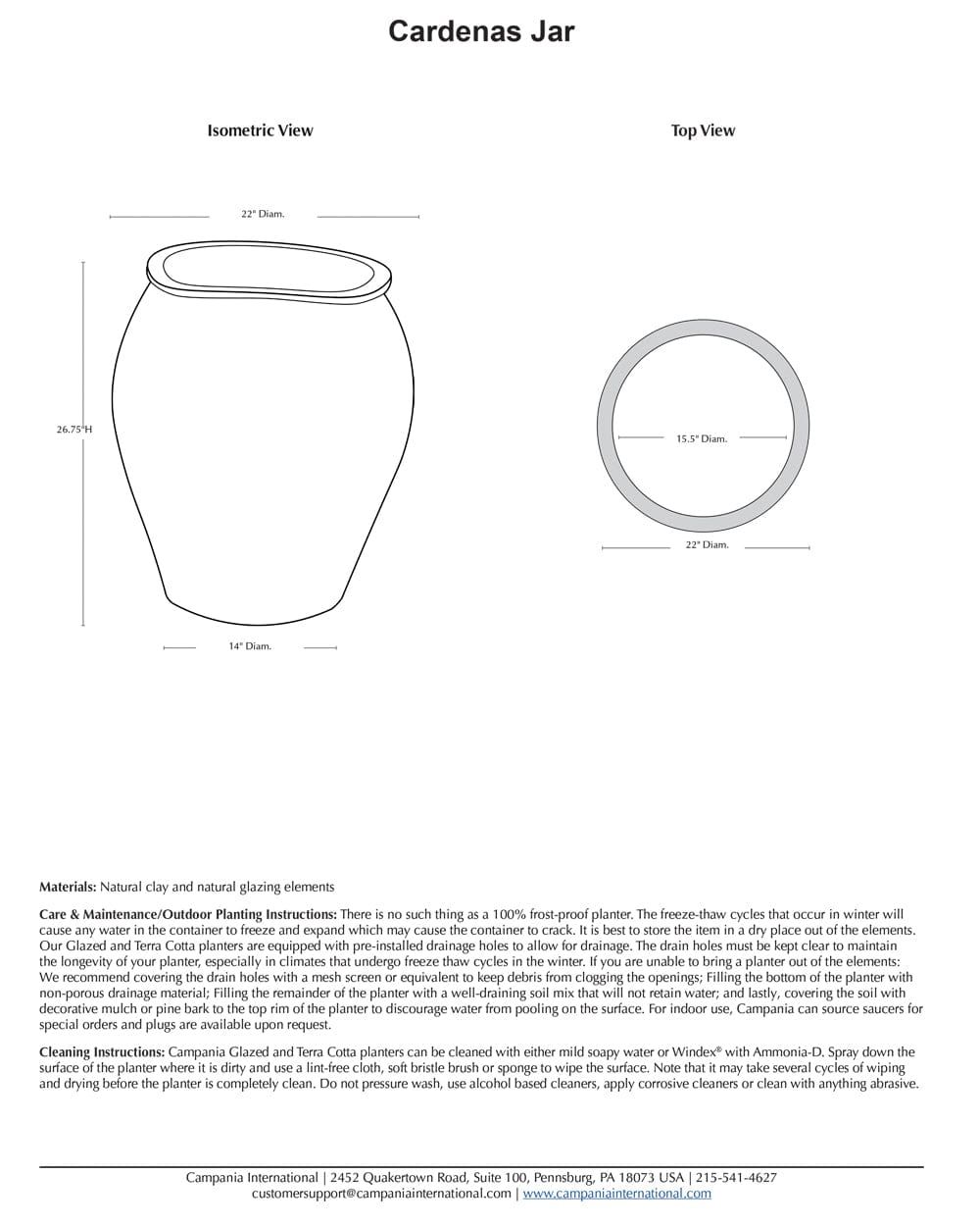 Cardenas Jar | Angkor Glazed Collection
