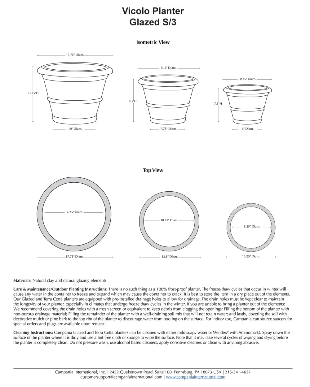 Vicolo Planter Set of 3