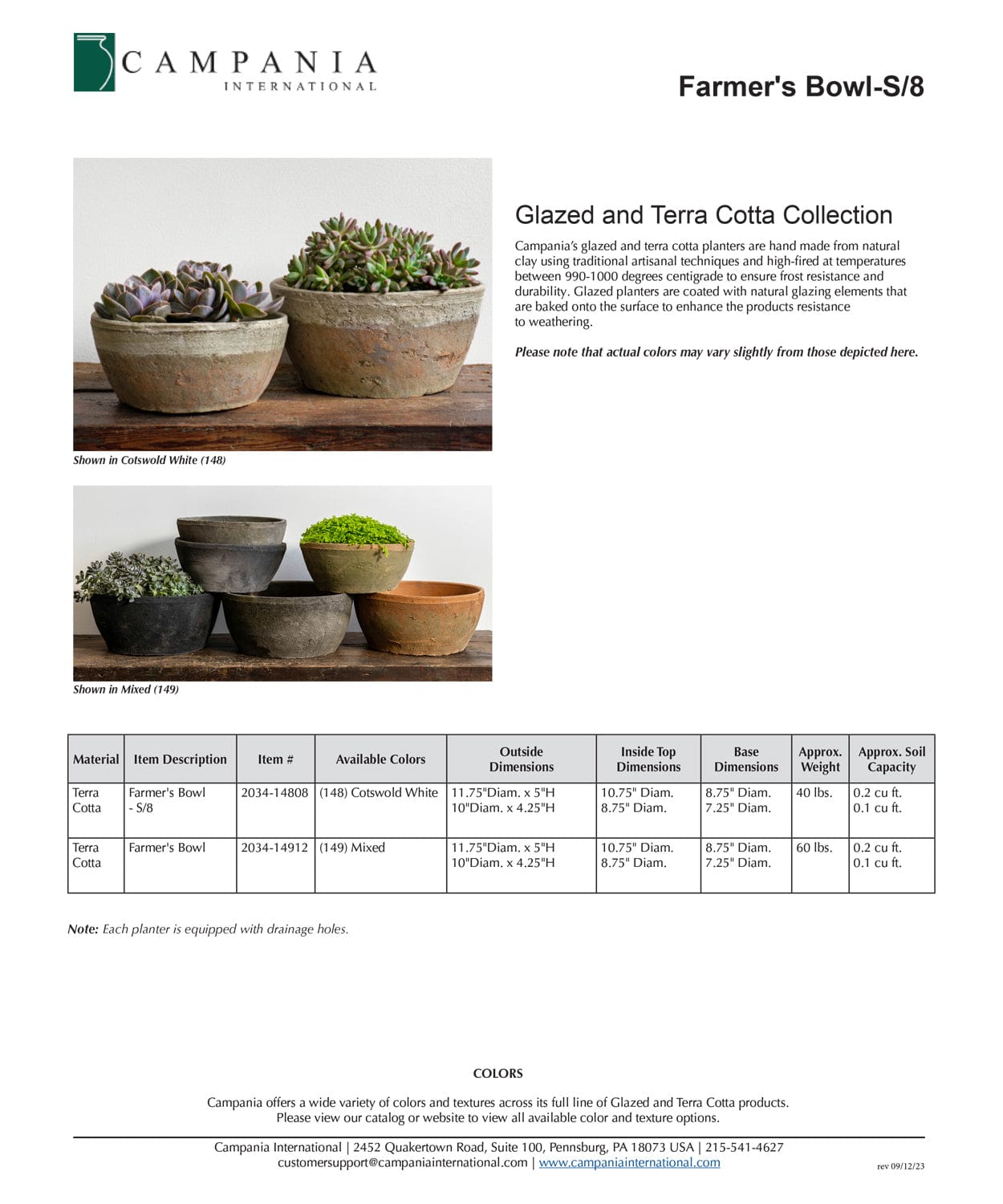 Farmer’s Bowl - Set of 8 in Cotswold White