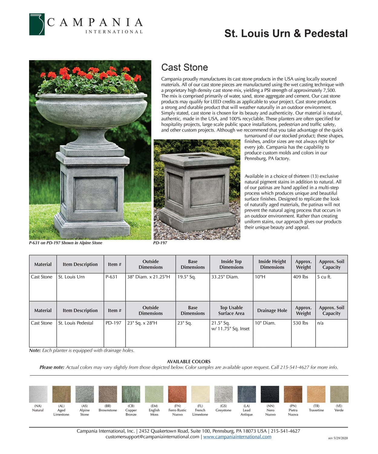 St. Louis Garden Planter