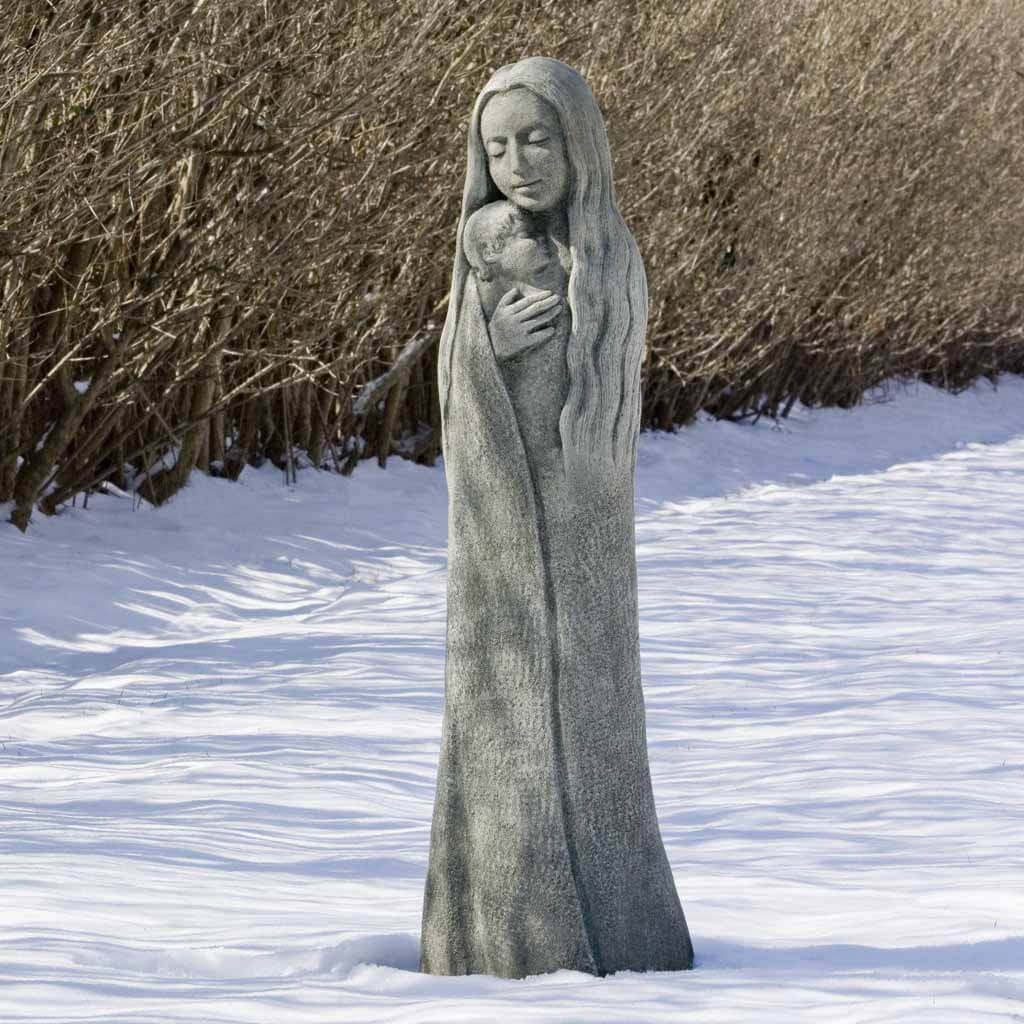 Sweet Dreams Cast Stone Garden Statue | Mother Statue