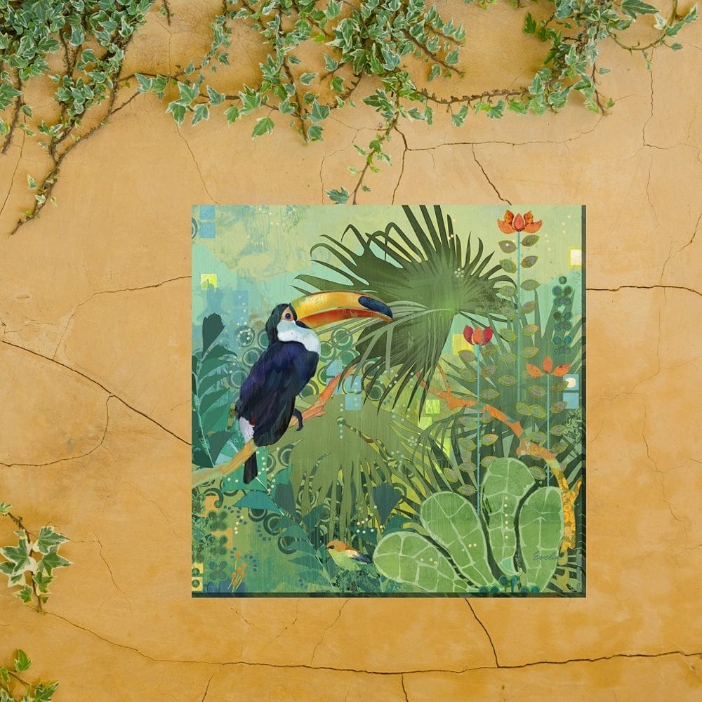 Toucan in Paradise Canvas Wall Art
