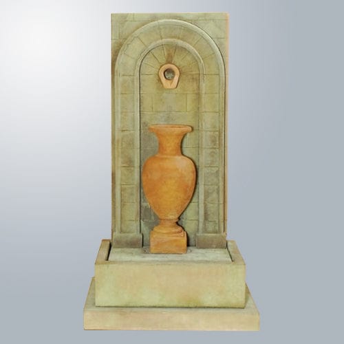 Tall Etruria Urn Wall Fountain