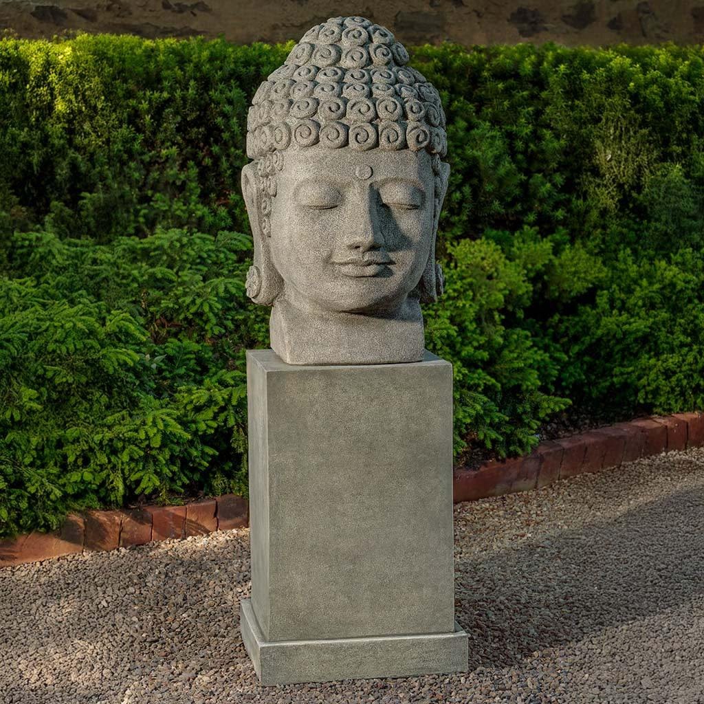 Temple Buddha Head Statue