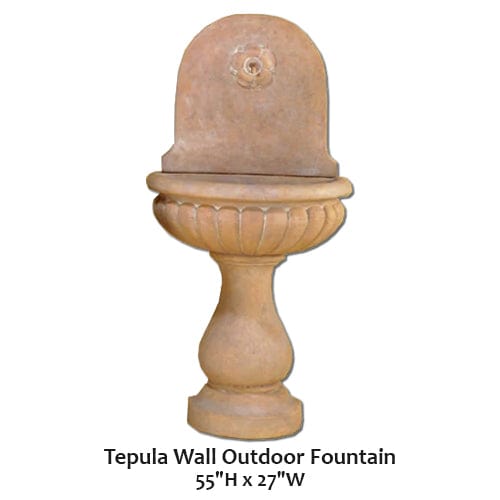 Tepula Wall Outdoor Fountain