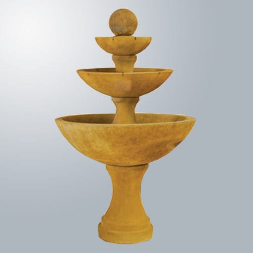 Terso Three Tier Fountain With Spillways