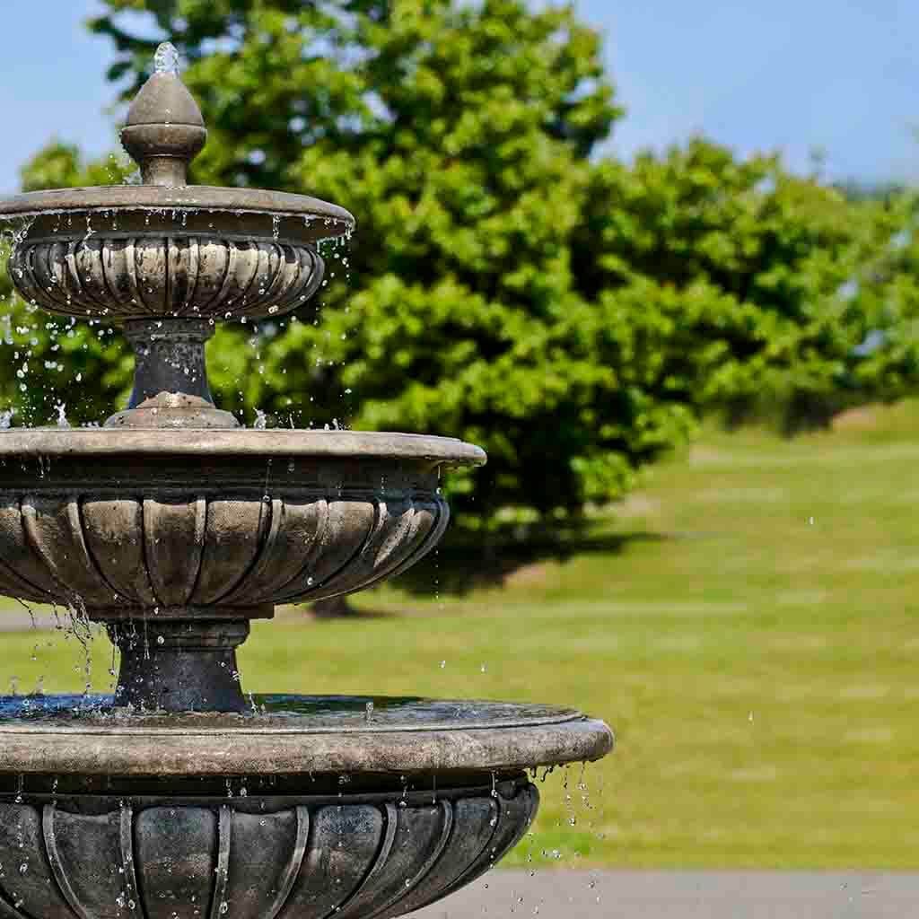Three Tier Longvue Outdoor Water Fountain
