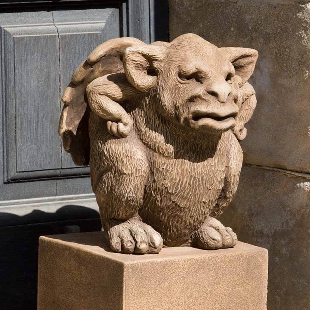 Tude Cast Stone Garden Statue | Gargoyle Statue