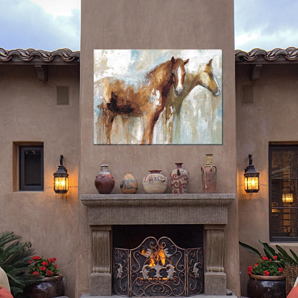 Unbridled Outdoor Canvas Art