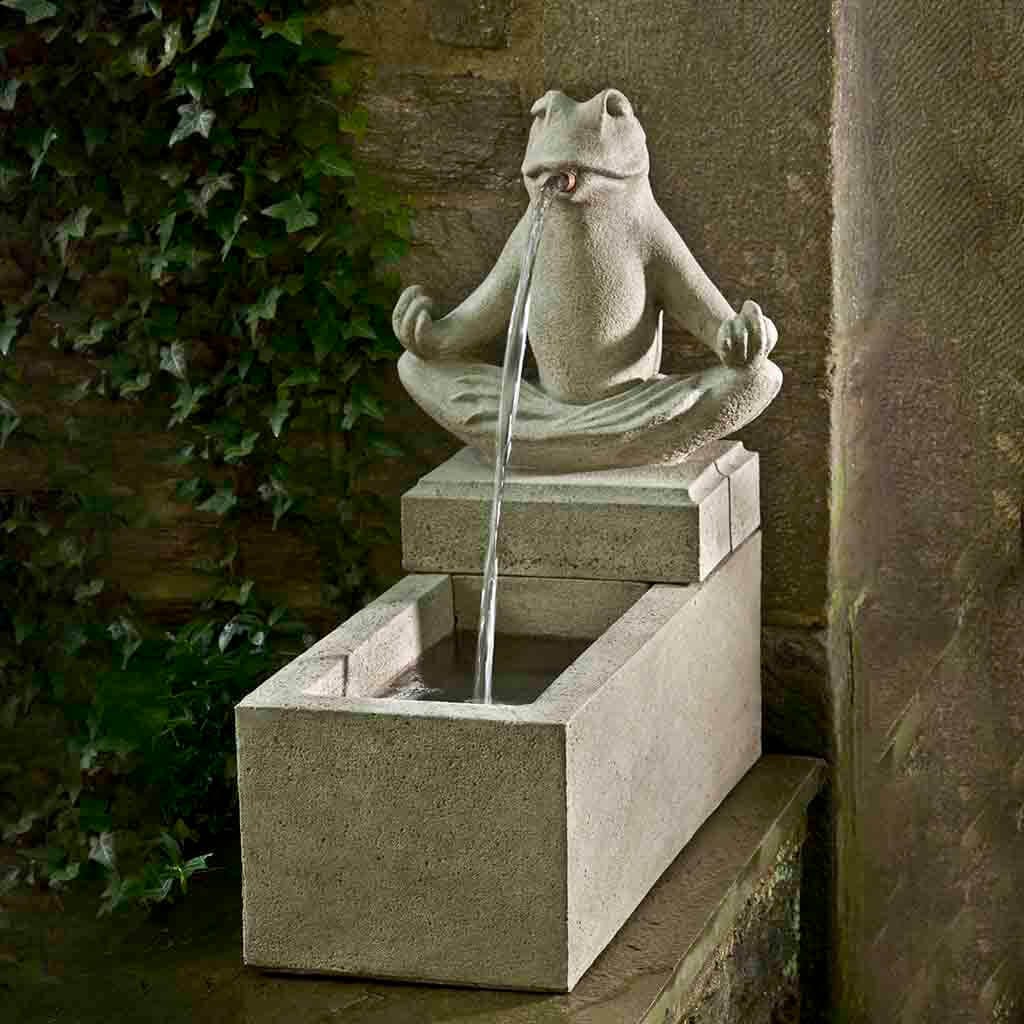 Zen Plinth Garden Water Fountain