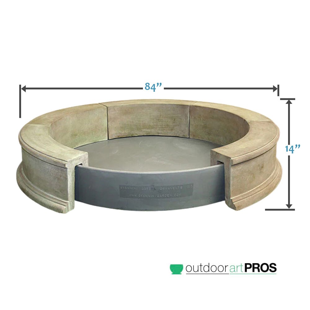 Giannini Fountain Easy Poly Basin - Outdoor Art Pros