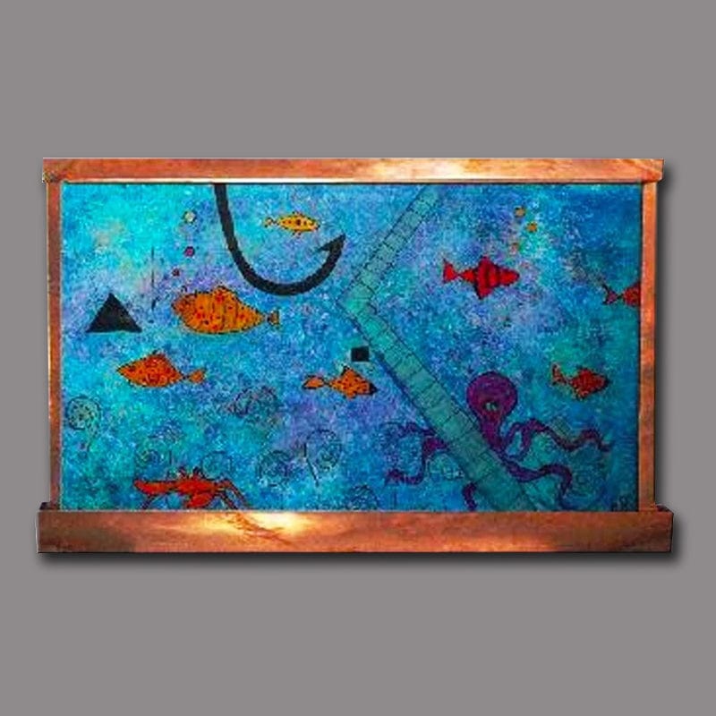 Happy Fish Wall Fountain