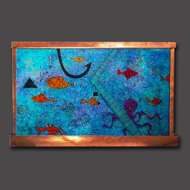 Happy Fish Wall Fountain