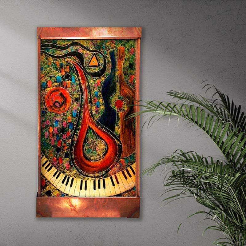 Mandolin Player Wall Fountain