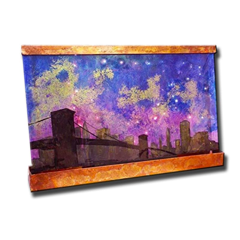 San Francisco Night Wall Fountain