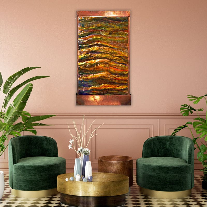 Sky's on Fire Wall Fountain