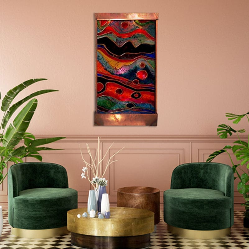 Stained Galaxy I Wall Fountain