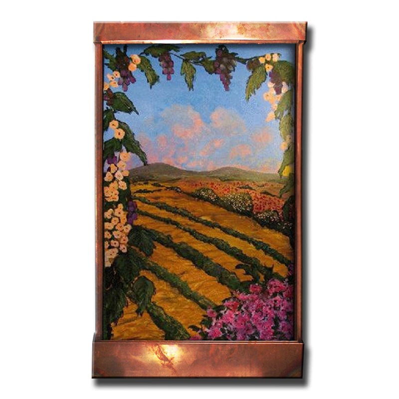 Vineyard in June Wall Fountain