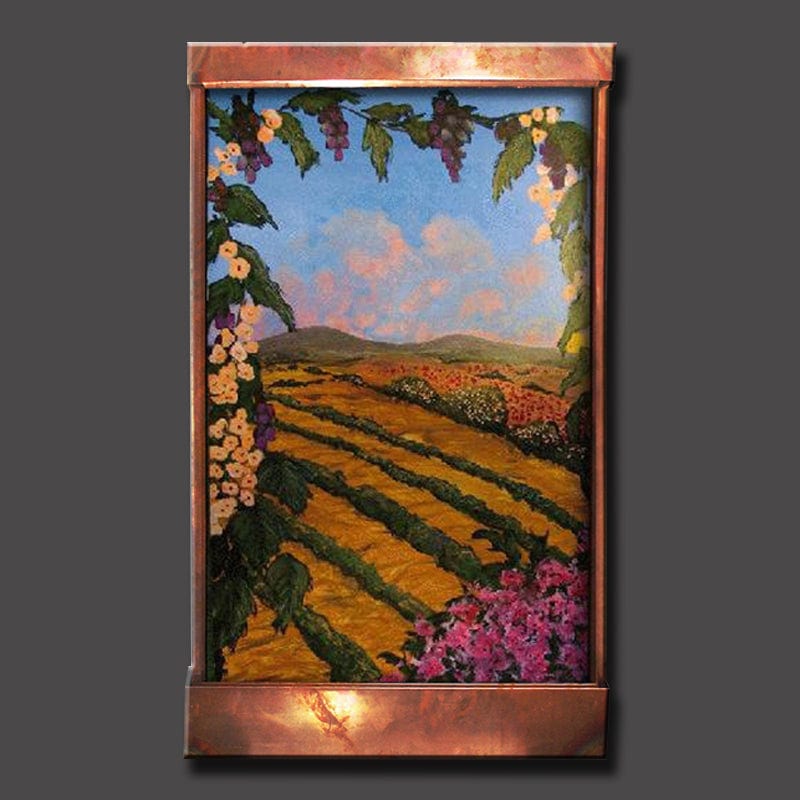 Vineyard in June Wall Fountain