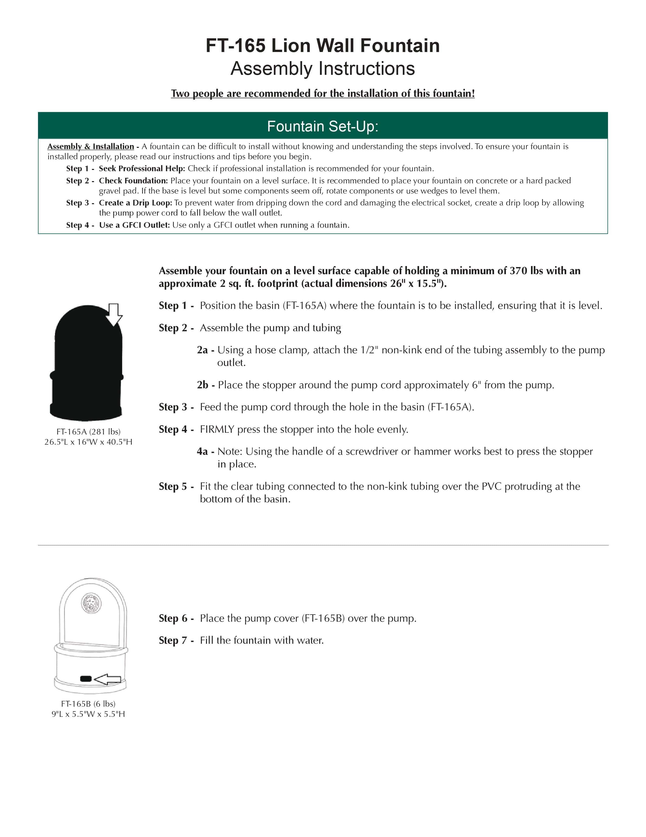 Lion Wall Outdoor Water Fountain - Outdoor Art Pros