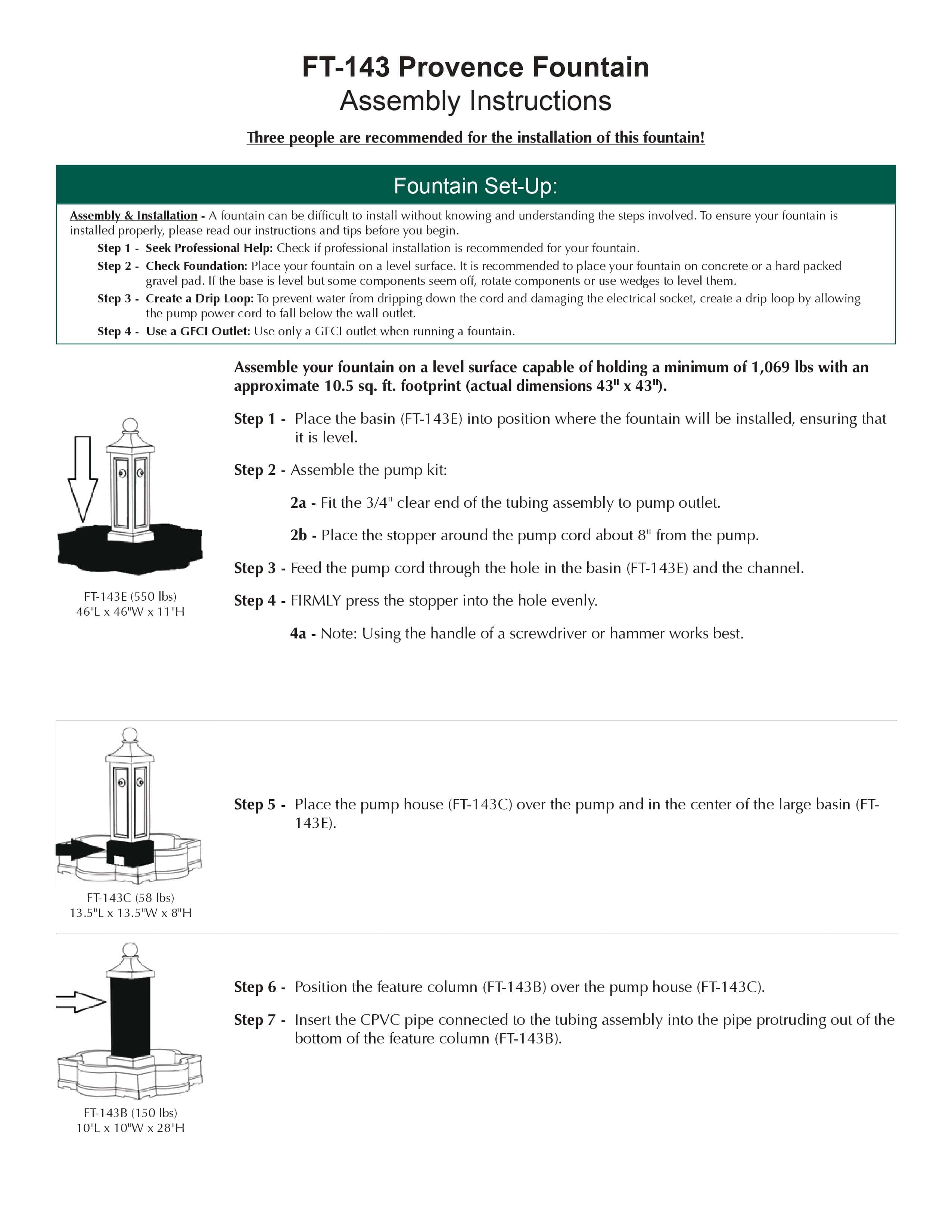Provence Outdoor Water Fountain - Outdoor Art Pros