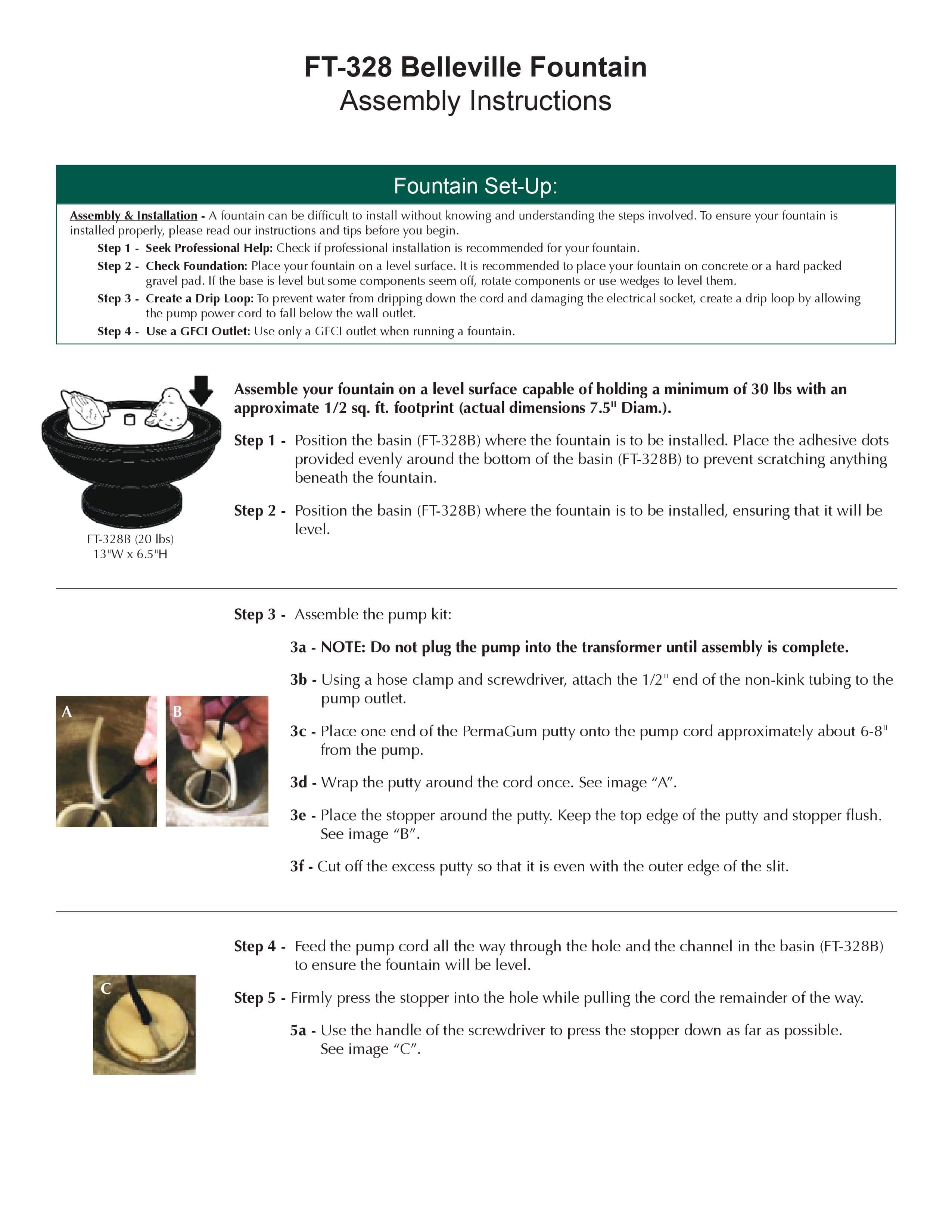 Belleville Garden Fountain - Outdoor Art Pros