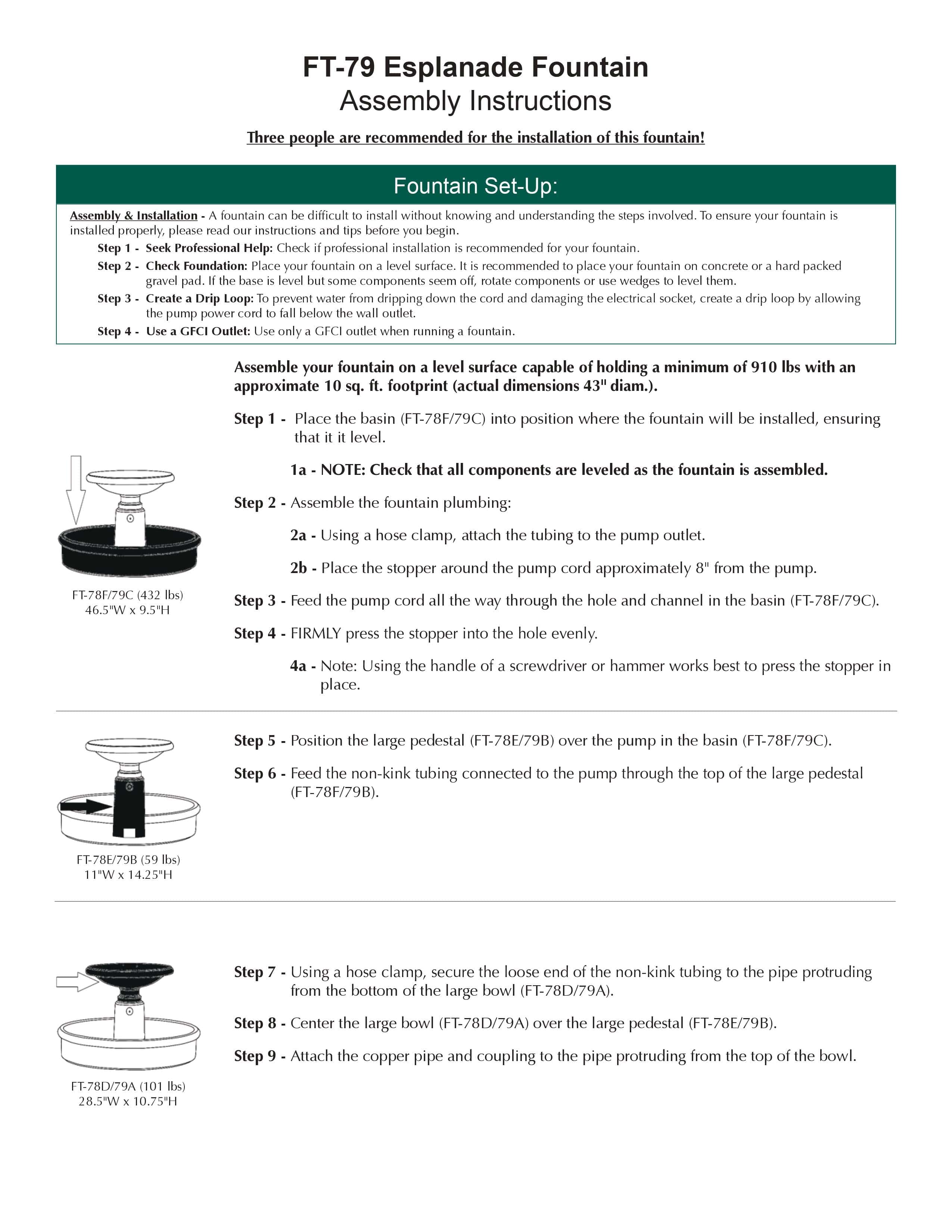 Esplanade Outdoor Fountain - Outdoor Art Pros
