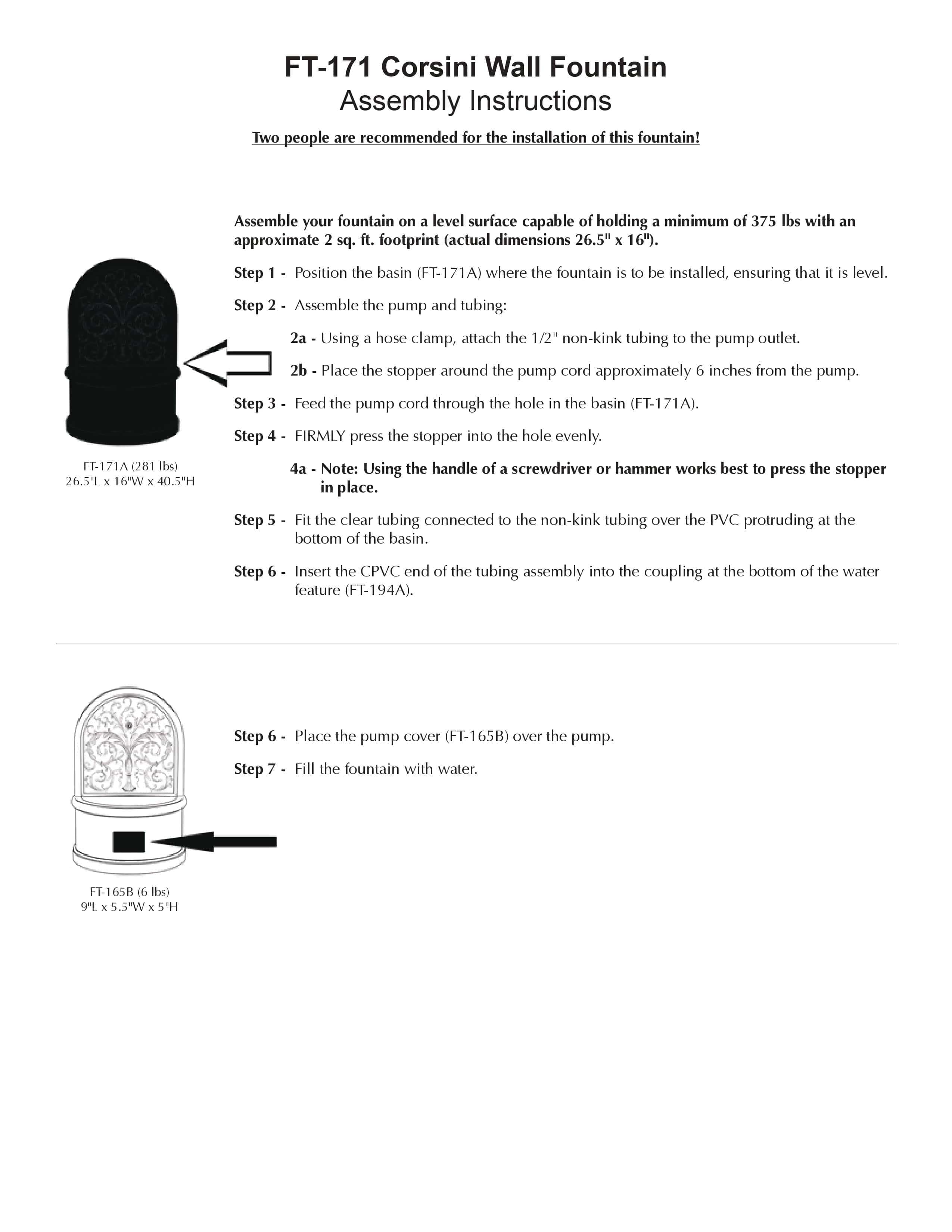 Corsini Arabesque Wall Water Fountain - Outdoor Art Pros