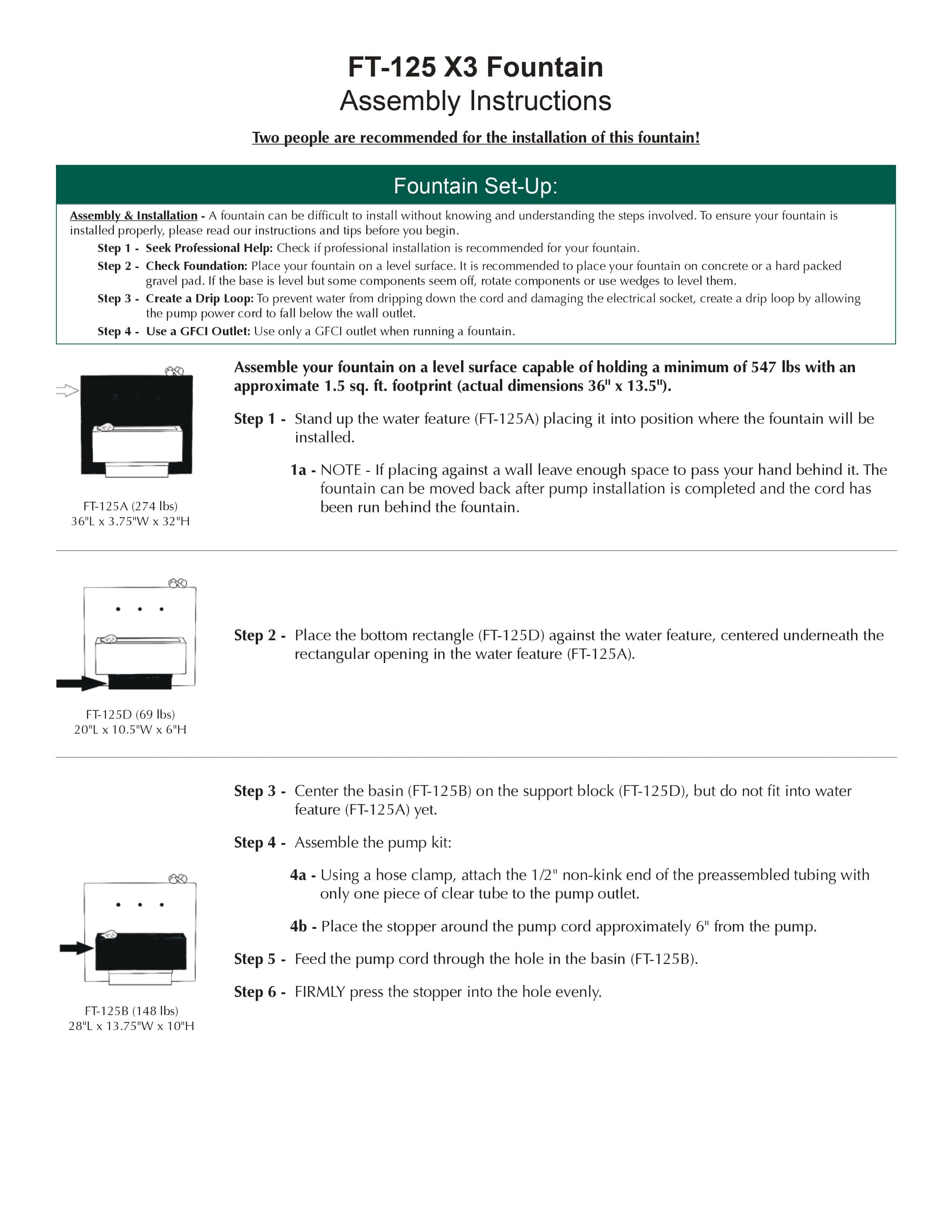 X3 Outdoor Wall Water Fountain - Outdoor Art Pros