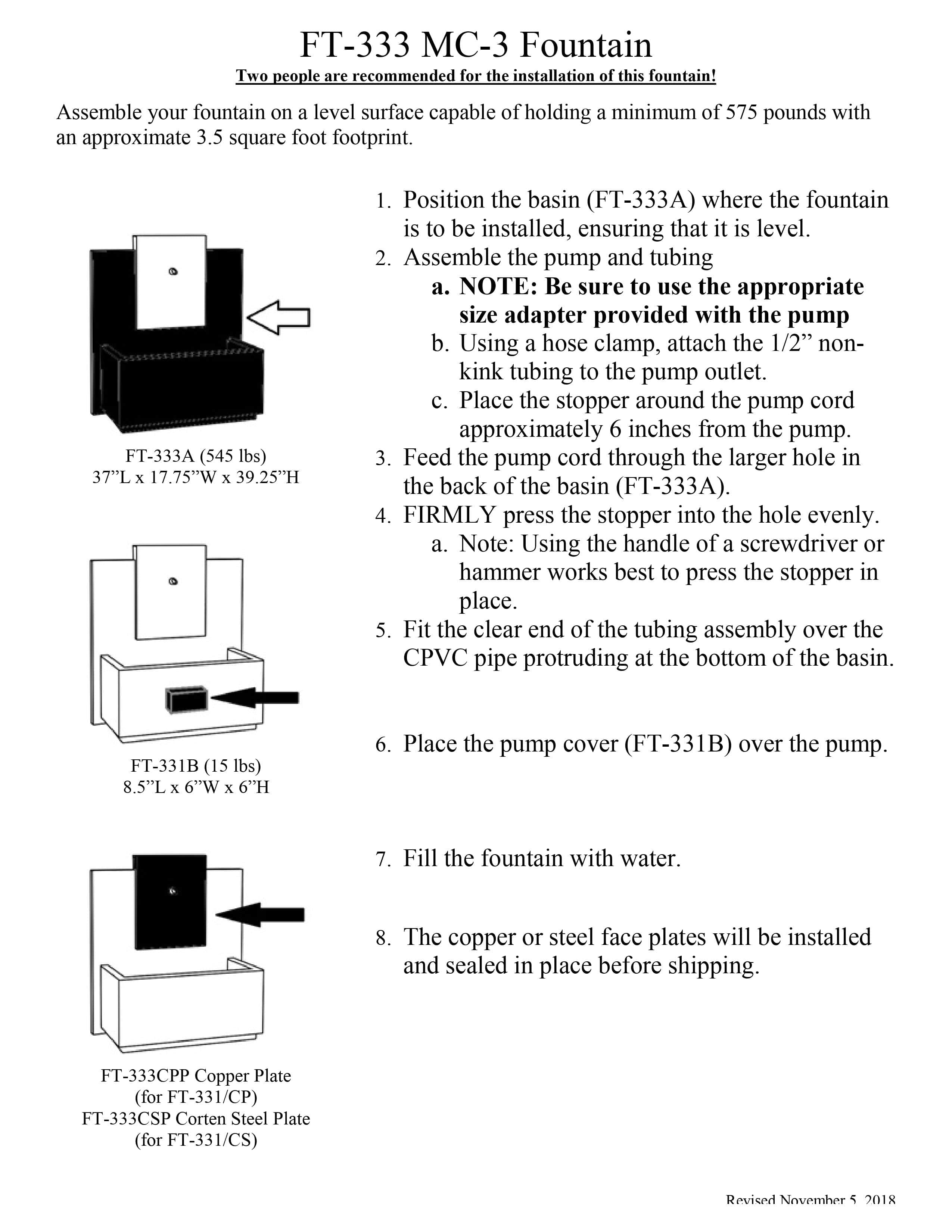 MC3 Wall Outdoor Fountain - Corten Steel - Outdoor Art Pros