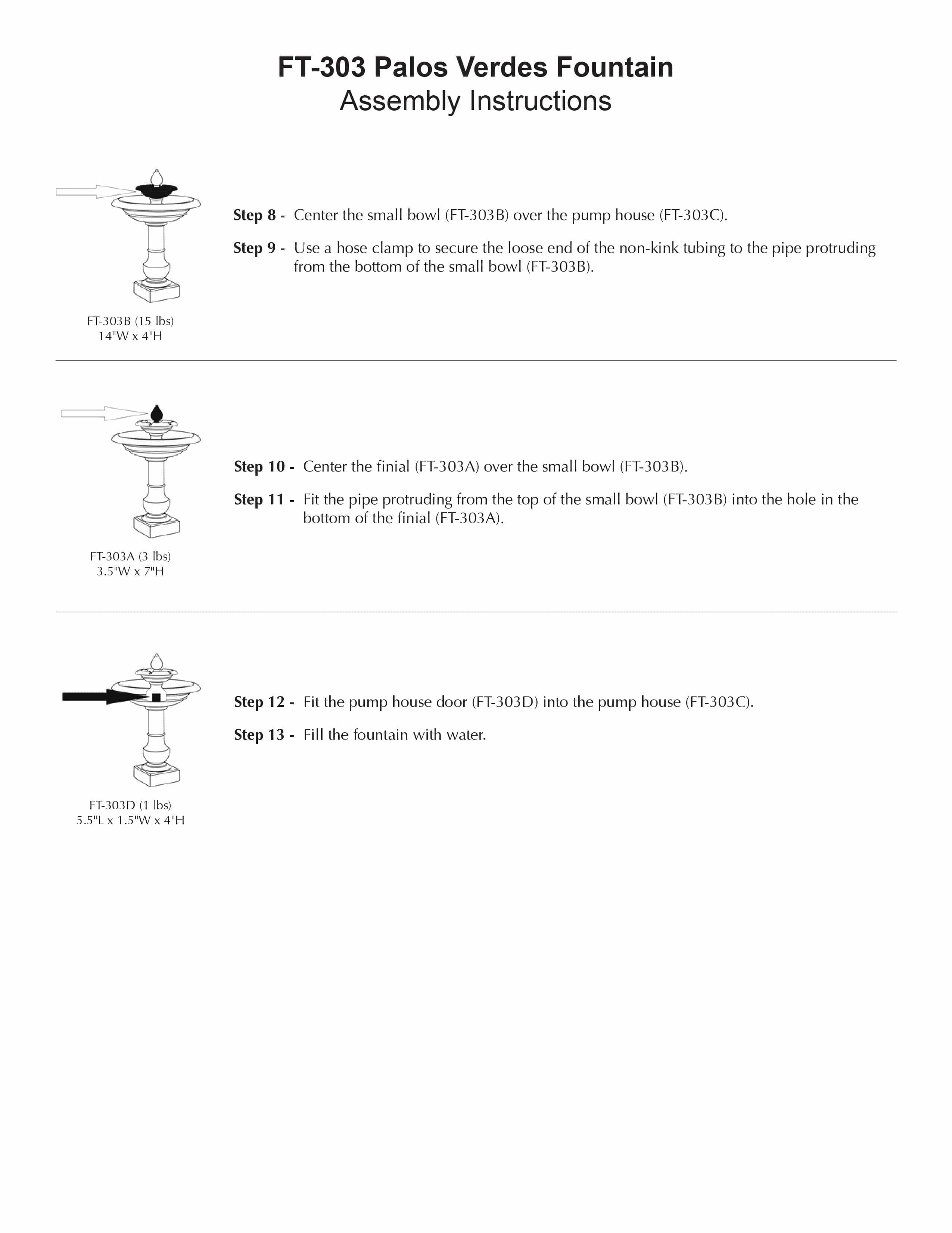 Palos Verdes Tiered Garden Fountain - Outdoor Art Pros