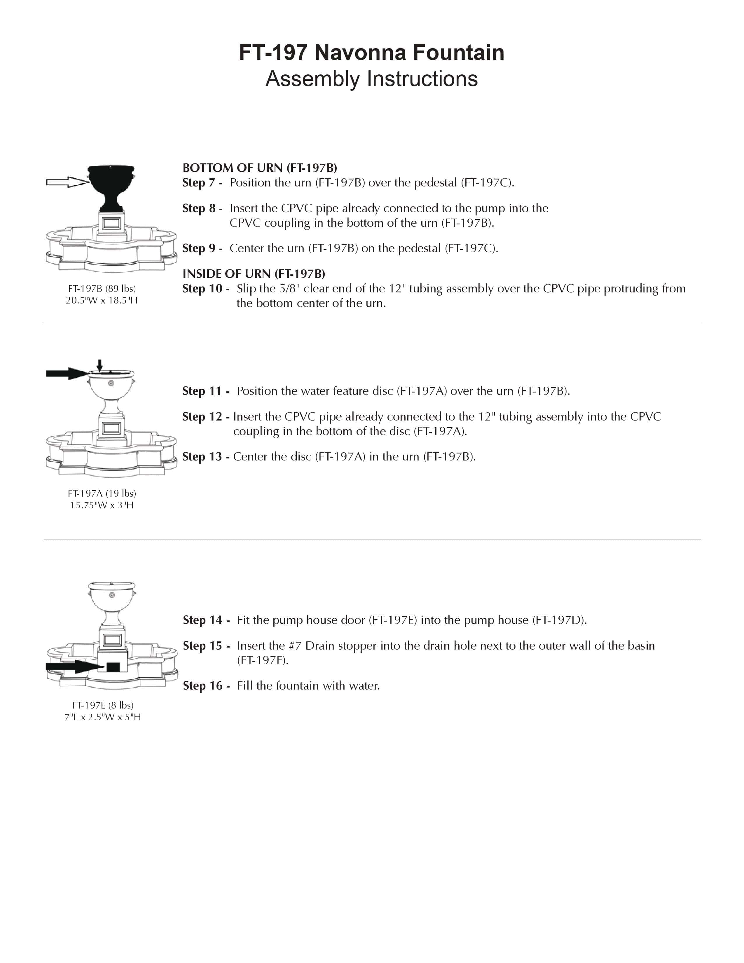Navonna Outdoor Water Fountain - Outdoor Art Pros