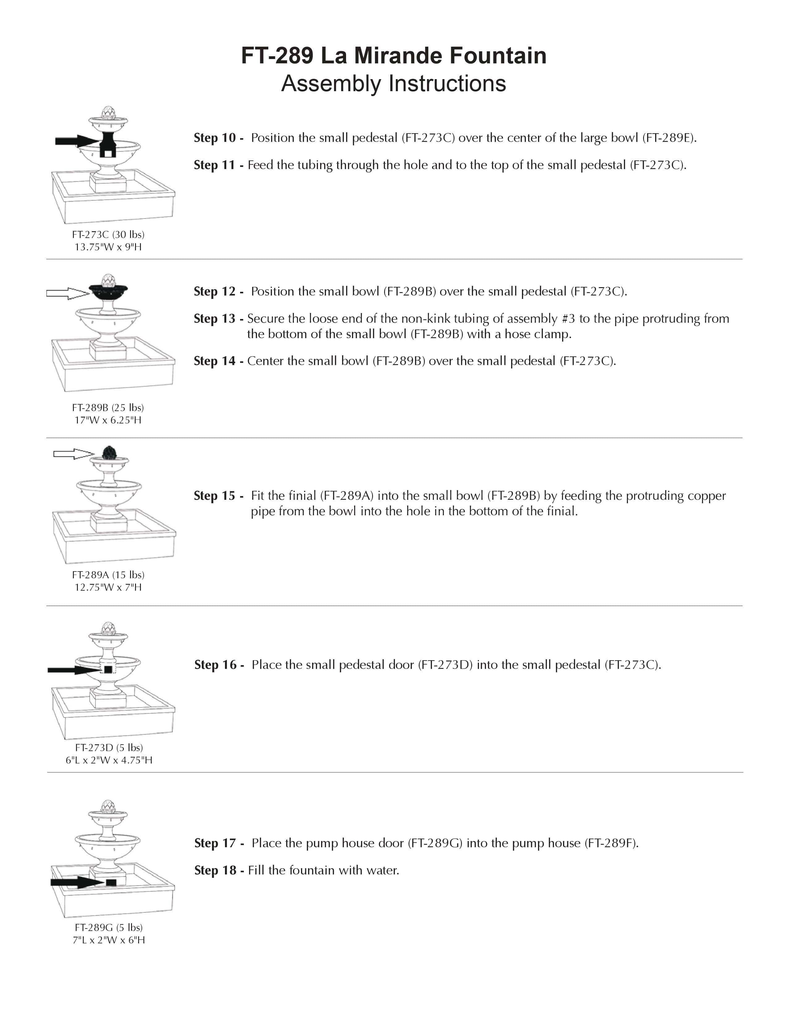 La Mirande Fountain - Outdoor Art Pros