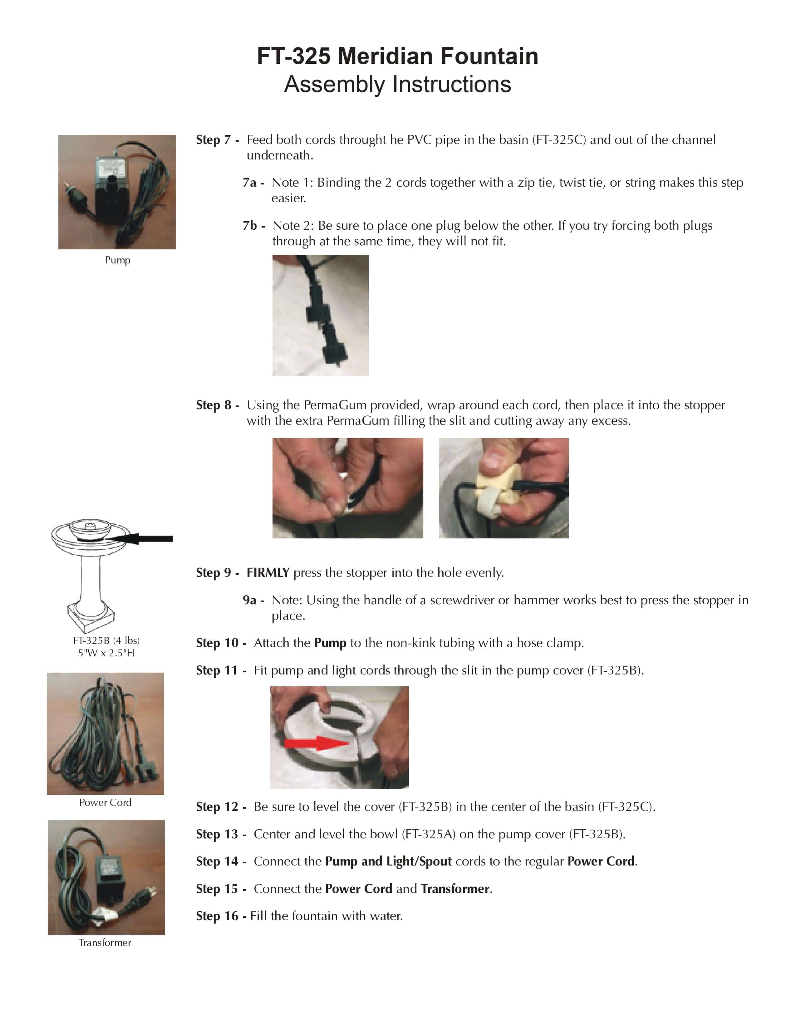 Meridian Pedestal Fountain - Outdoor Art Pros