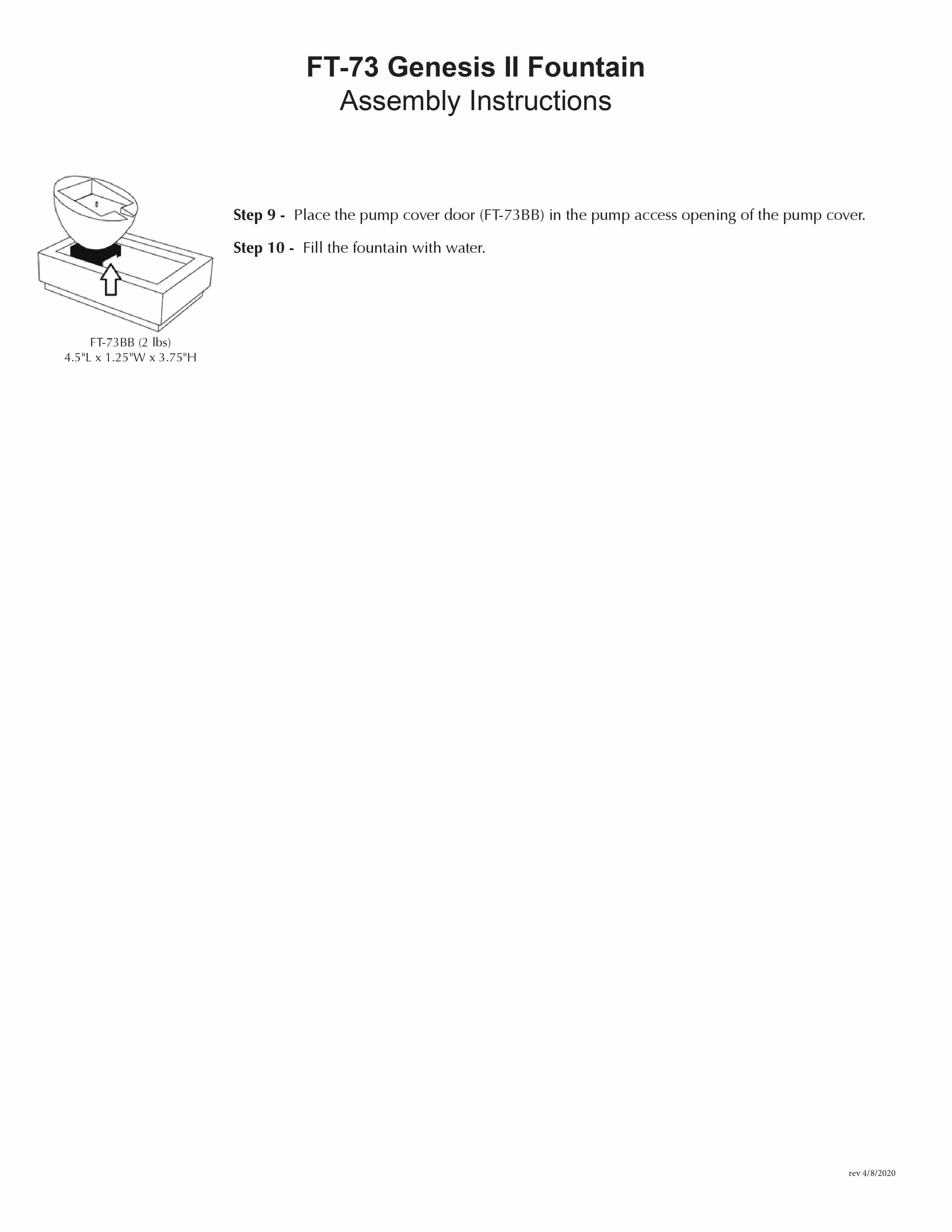 Genesis II Garden Water Fountain - Outdoor Art Pros