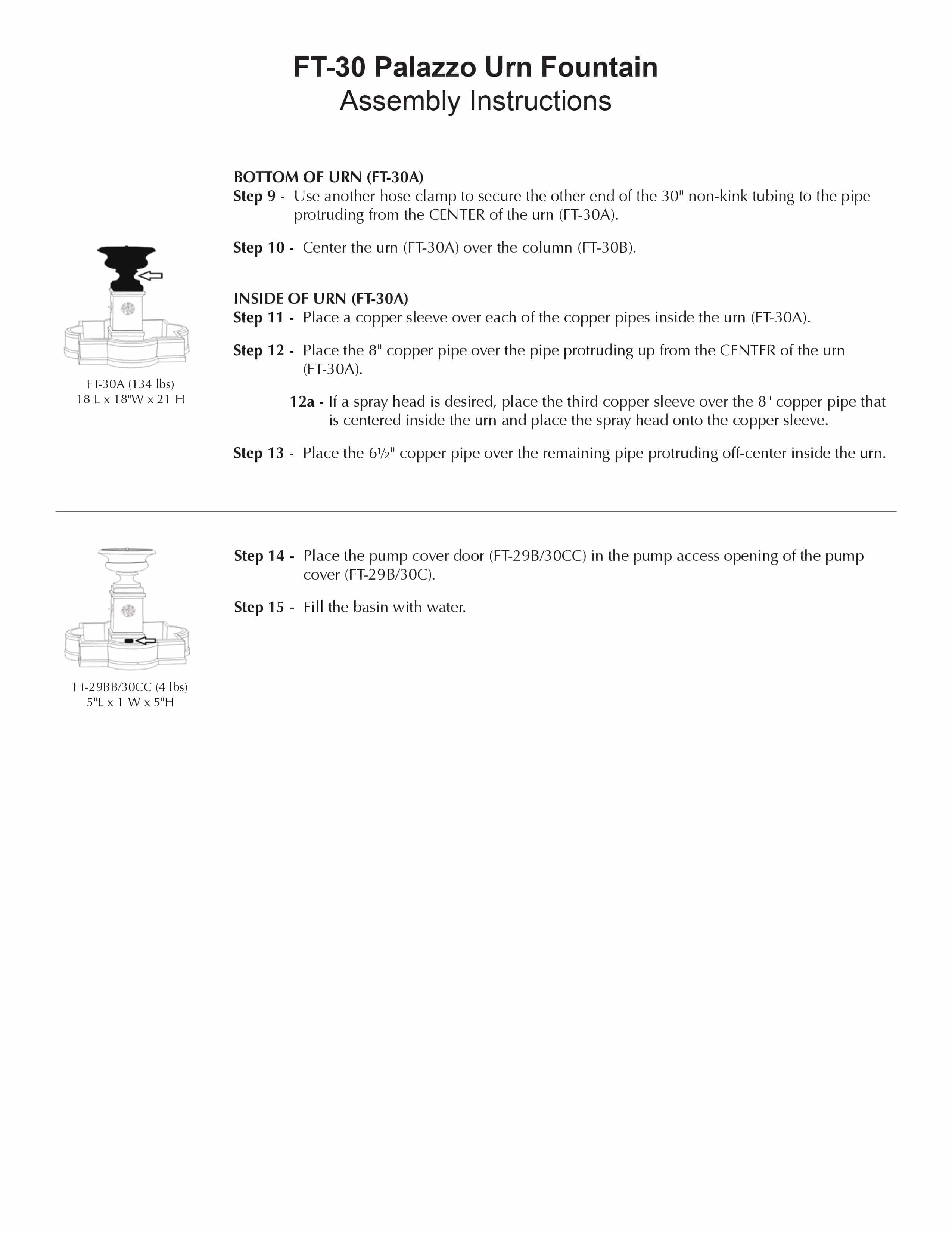 Palazzo Urn Outdoor Water Fountain - Outdoor Art Pros