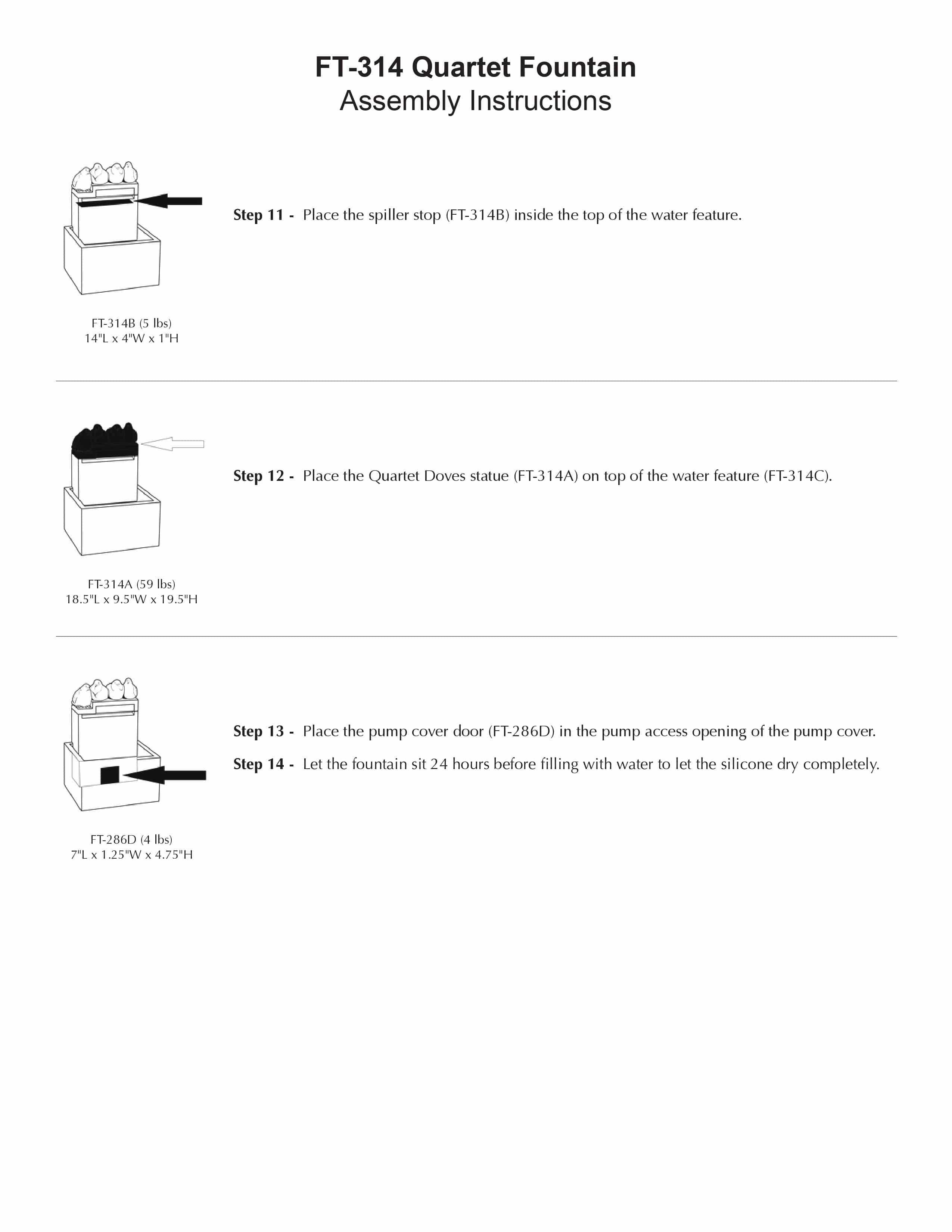 Quartet Wall Outdoor Fountain - Outdoor Art Pros